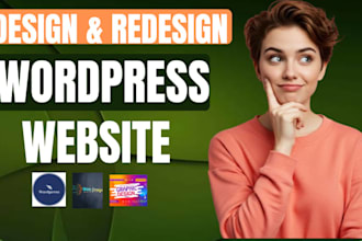 design or develop a responsive wordpress website with elementor