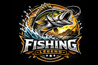 do high quality fish logo for your business with 24 hours