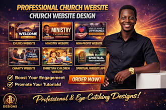 build church ministry christian website, non profit religious charity wordpress