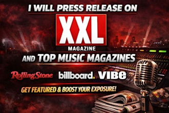 press release on xxl magazine and top music magazine