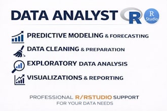 do r programming, rstudio, spss, data analysis tasks