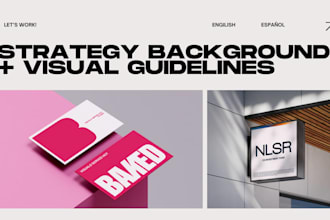 create your brand strategy and visual brand kit guide