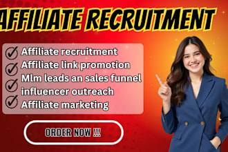 recruit high performance affiliate partners for your program