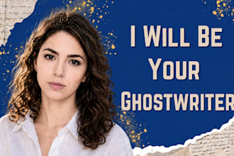 be your fantasy ghostwriter or outline your novel