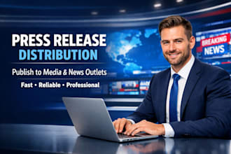 publish press release distribution to media outlets syndication services