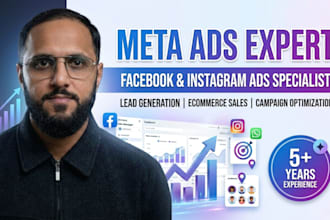 run meta ads, facebook ads for lead generation and sales