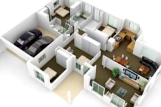 create do 3d architectural visualization for real estate