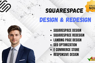 design a modern squarespace website