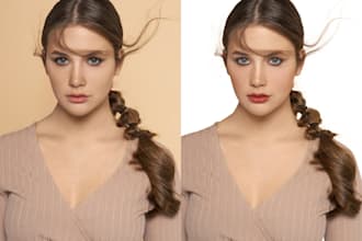 do high end model retouching and photo enhancement