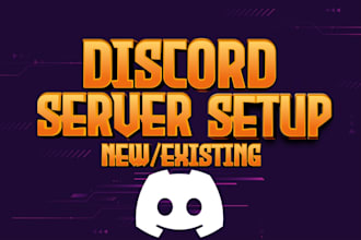 create best discord community server for you in 10h