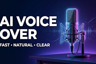 create a natural male ai voice over for youtube videos and shorts