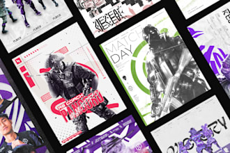 design esports graphics for your esports team
