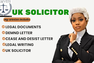 be your online lawyer to draft eviction, demand letter, cease and desist letters