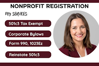 form nonprofit file 501c3 register 1023 1023 ez bylaws 990 filing revival