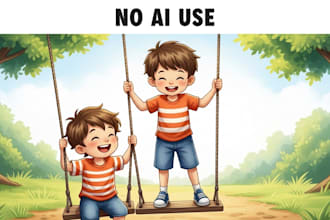 children book illustration kids story picture book design writing 2d illustrator