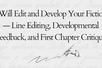 edit and develop your fiction