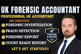 do forensic accounting, financial audits, investigate fraud, examine financials