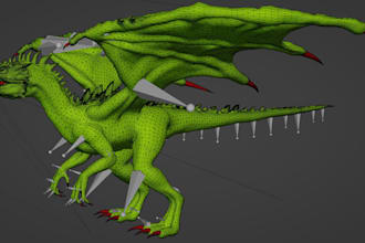create character for your unreal engine5 and roblox 3d rigging 3d creature