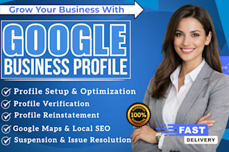 do google business profile verification, gmb creation and gbp optimization