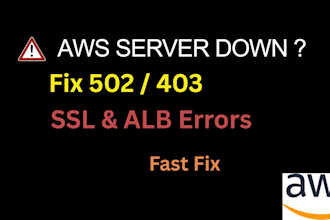fix 502, 500 or server errors in node js on AWS ec2