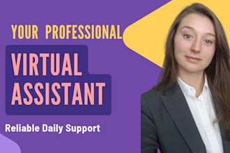 be your part time professional virtual assistant for business support