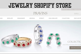 design  jewelry shopify store wrist watch website jewelry website necklace store