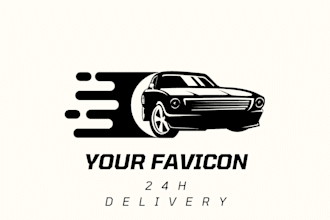 design modern minimalist logo and favicon for your brand