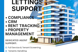 be dedicated full UK lettings virtual assistant