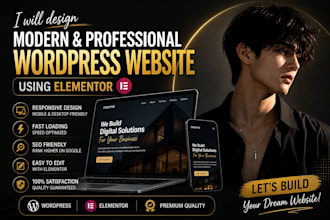 design modern wordpress website