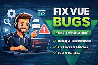 debug and fix issues in your vue js project