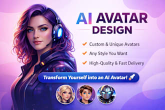design an ai avatar or ai influencer for your brand to grow