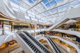 design cgi 3d retail complex, commercial plaza, mall, shopping mall design