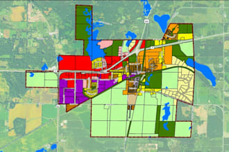 provide US zoning and parcel mapping