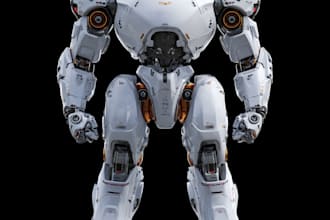 high quality robot, mecha concepts