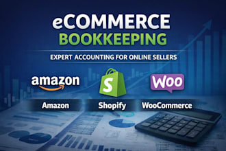 do amazon, shopify and ecommerce bookkeeping in quickbooks
