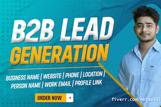 build verified email list, b2b lead generation, lead scraping, contact list