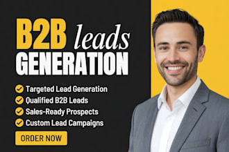 do b2b lead generation for any industry lead gen