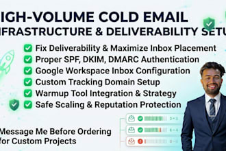 set up cold email infrastructure using instantly or smartlead