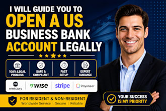 guide you to open a US business bank account legally