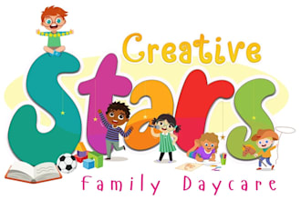design preschool,mother care,childcare ,daycare , care logo unlimited revisions