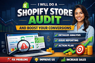 do a shopify store audit and boost your conversions
