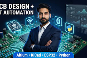 design pcb and develop iot automation system using altium, python and esp32