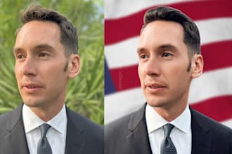 do natural portrait photo retouching, headshot retouch