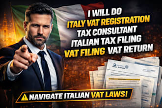 italy vat registration tax consultant italian tax filing vat filing vat return