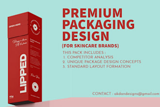 design premium package design for brands