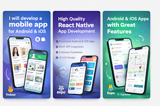 develop a mobile app for android and ios