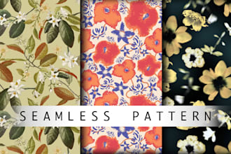 seamless pattern, pattern design, textile design