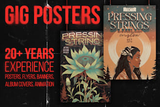 design gig posters for your event