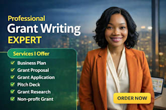 do grant writing, grant proposal, grant research and grant application