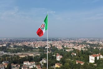 be your italian drone pilot, shooting aerial photo or video in northern italy